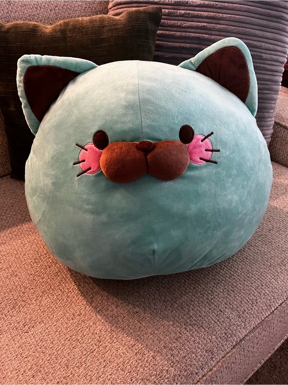 NWT Koroneko Jumbo Cat Pillow Plush - 18”